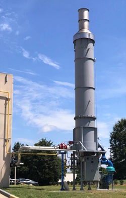 CPI Thermal Combustor System (TCS) 3,600 SCFM Adhesive Manufacturing Emissions-1