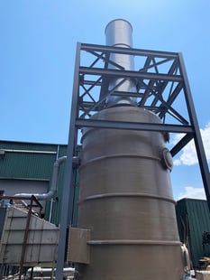 CPI 80,000 SCFM Packed Tower Scrubber 