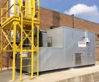 CPI CatOx unit installed at a commercial food processing facility.
