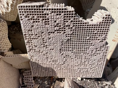 RTO Ceramic Media Plugged with SiO2
