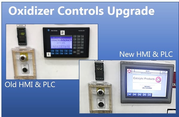 CPI Oxidizer Controls Upgrade HMI and PLC