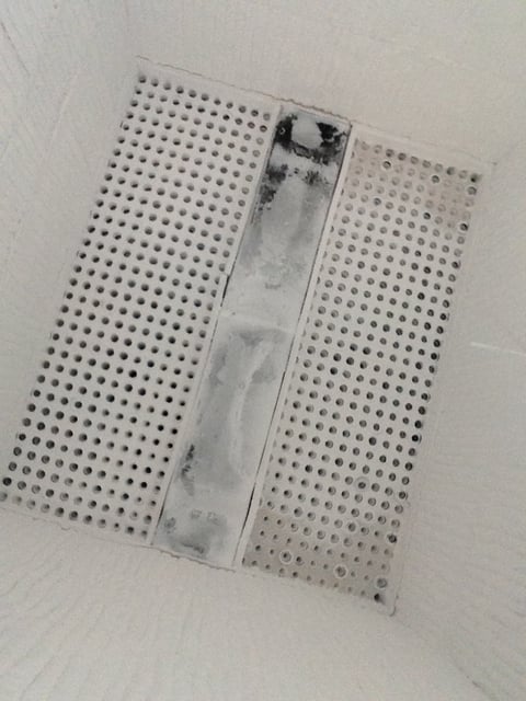 Silicone clogged Heat Exchanger Tubes