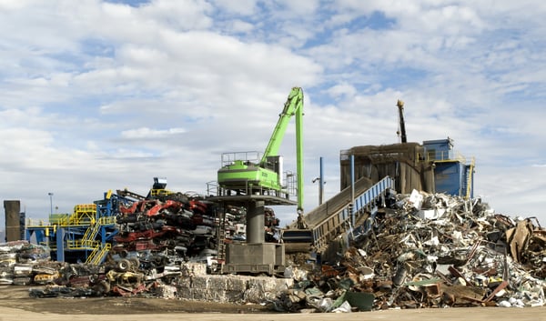 Scrap Steel Recycling Plant Metal Shredder System - China Waste