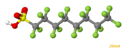 PFAS Interactive Image 3D Model JSmol - Wikipedia Source