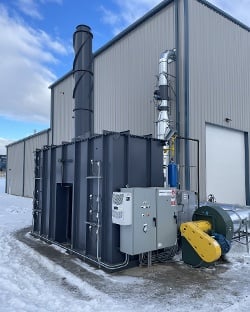 Coating Dryer Emissions Controlled By RTO