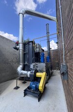 Metal Parts Finisher Installs RTO for VOC Control