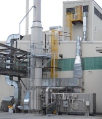 Electrically Heated Catalytic Oxidizer at Chemical Manufacturer